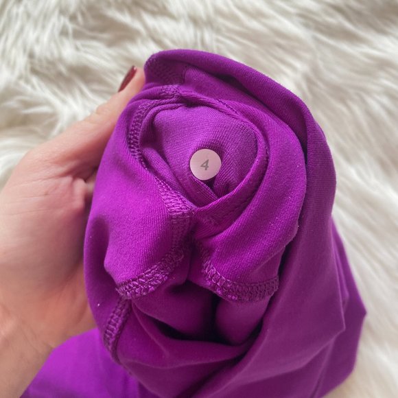 High Rise Purple Lululemon Leggings - Picture 4 of 4